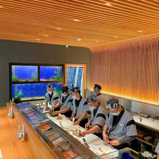 Nội Thất nhà hàng Sushi Hokkaido Sachi