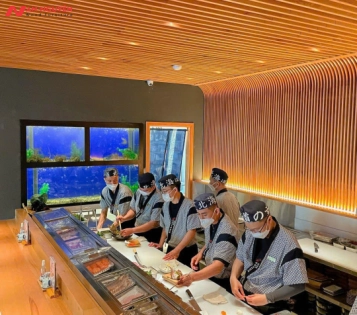 Nội Thất nhà hàng Sushi Hokkaido Sachi